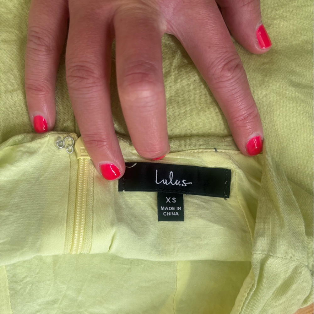 Two Piece Linen Set Both Xs Lulus - image 3